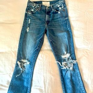 MOTHER ~ THE INSIDER CROP STEP FRAY